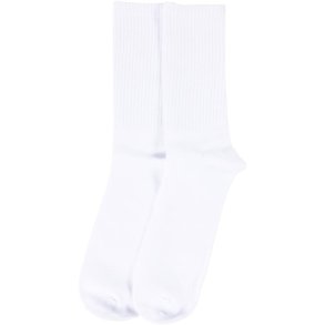 Bomuldsstr&oslash;mper, str. 43-46, hvid, 10 par/ 1 pk.