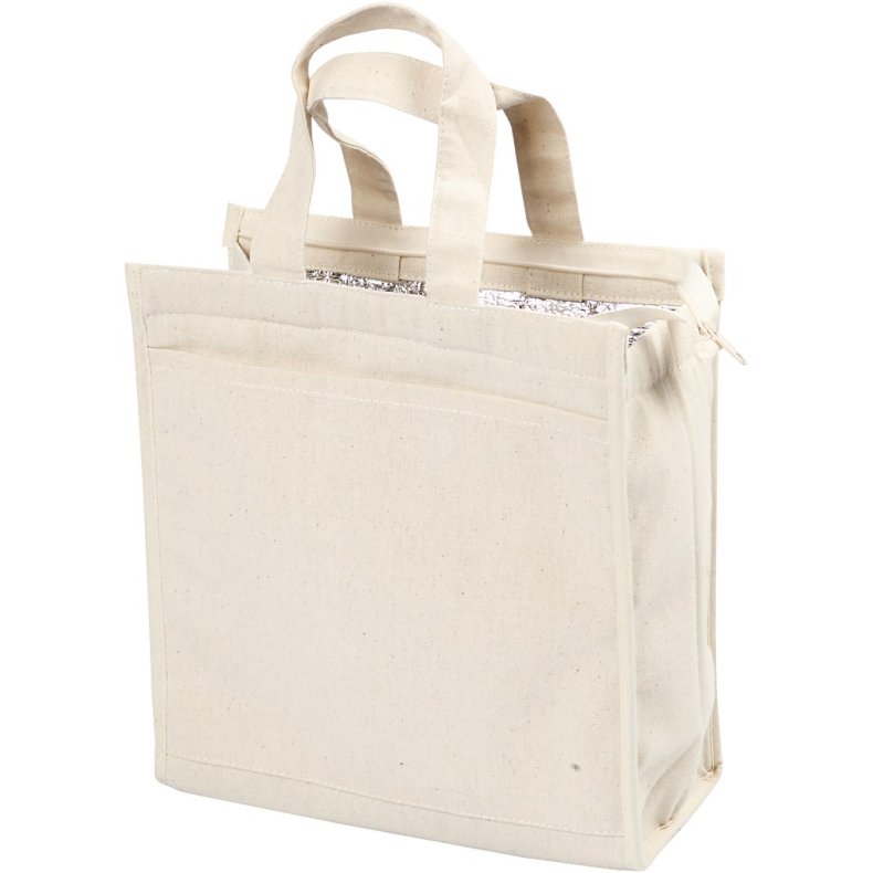 K&oslash;letaske, str. 25x24x12 cm, 220 g, lys natur, 1 stk.