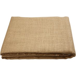 Hessian, B: 160 cm, 58 tråde pr. 10 cm, 310-330 g, 5 m/ 1 rl.