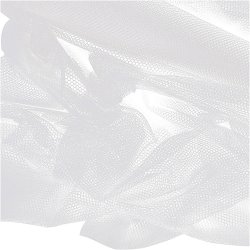 Tyl, B: 50 cm, hvid, 5 m/ 1 rl.