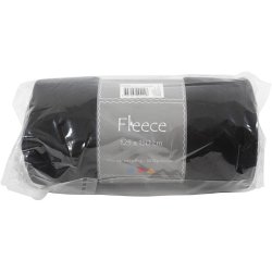 Fleece, L: 125 cm, B: 150 cm, 200 g, sort, 1 stk.