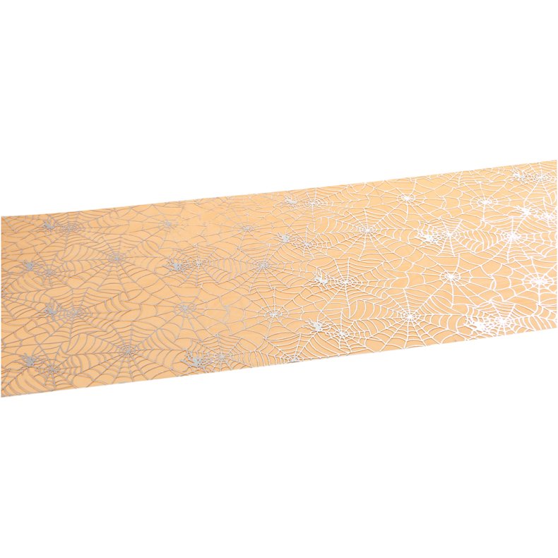 Bordl&oslash;ber, L: 3,5 M, B: 29 cm, orange, 1 rl.