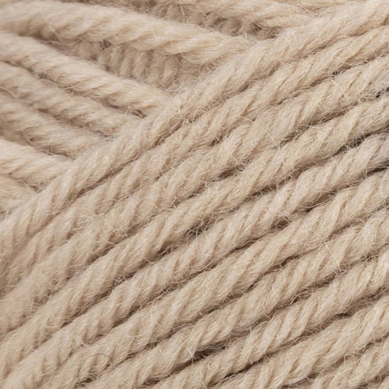 Melbourne Uldgarn, L: 92 m, pind 4-5,5, beige, 50 g/ 1 ngl.