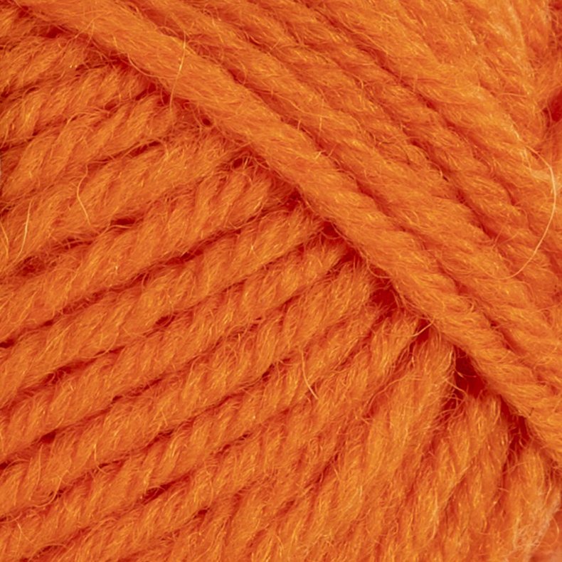 Melbourne Uldgarn, L: 92 m, pind 4-5,5, orange, 50 g/ 1 ngl.