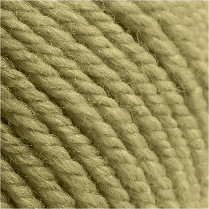 Uldgarn, L: 125 M, lys gr&oslash;n, 100 g/ 1 ngl.