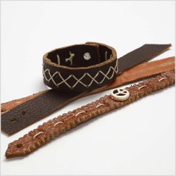 &AElig;gte l&aelig;der, tykkelse 1,0-1,2 mm, Farve kan variere,Indhold kan variere, ass. farver, 2 kg/ 1 pk.