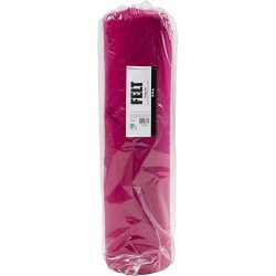 Hobbyfilt, B: 45 cm, tykkelse 1,5-2 mm, 180-200 g, cerise, 5 m/ 1 rl.