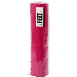 Hobbyfilt, B: 45 cm, tykkelse 1,5-2 mm, 180-200 g, cerise, 5 m/ 1 rl.