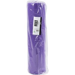 Hobbyfilt, B: 45 cm, tykkelse 1,5-2 mm, 180-200 g, lys lilla, 5 m/ 1 rl.