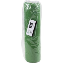 Hobbyfilt, B: 45 cm, tykkelse 1,5-2 mm, 180-200 g, gr&oslash;n, 5 m/ 1 rl.