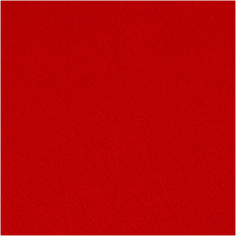 Hobbyfilt, B: 90 cm, tykkelse 1,5-2 mm, r&oslash;d, 5 m/ 1 rl.