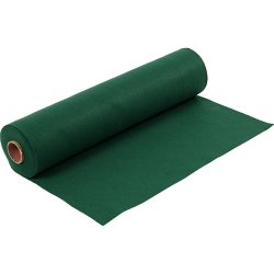 Hobbyfilt, B: 45 cm, tykkelse 1,5-2 mm, 180-200 g, m&oslash;rk gr&oslash;n, 5 m/ 1 rl.