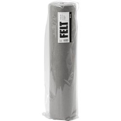 Hobbyfilt, B: 45 cm, tykkelse 1,5-2 mm, 180-200 g, gr&aring;, 5 m/ 1 rl.