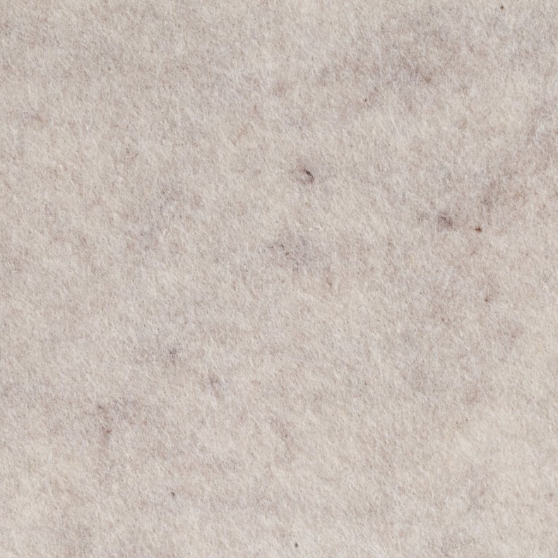 Hobbyfilt, B: 45 cm, tykkelse 1,5-2 mm, meleret, 180-200 g, r&aring;hvid, 5 m/ 1 rl.