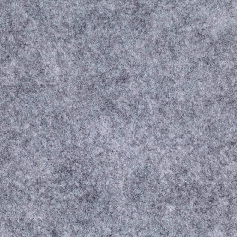 Hobbyfilt, B: 45 cm, tykkelse 1,5-2 mm, meleret, 180-200 g, gr&aring;, 5 m/ 1 rl.