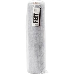 Hobbyfilt, B: 45 cm, tykkelse 1,5-2 mm, meleret, 180-200 g, gr&aring;, 5 m/ 1 rl.