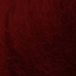 Kartet Uld, varm r&oslash;d, 100 g/ 1 bdt.