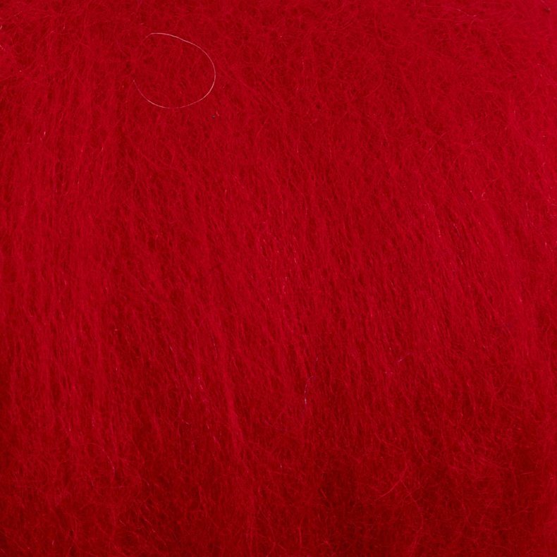 Kartet Uld, r&oslash;d, 100 g/ 1 bdt.