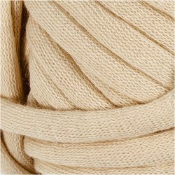 Tubegarn, L: 45 M, beige, 100 g/ 1 ngl.
