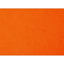 Hobbyfilt, ark 42x60 cm, tykkelse 3 mm, orange, 1 ark