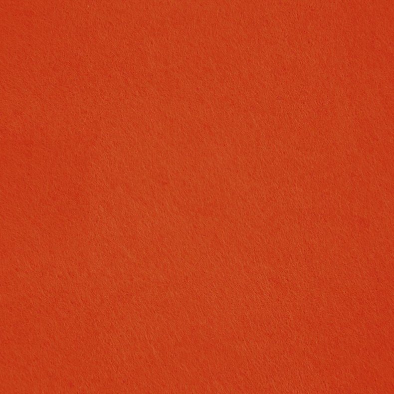 Hobbyfilt, ark 42x60 cm, tykkelse 3 mm, orange, 1 ark