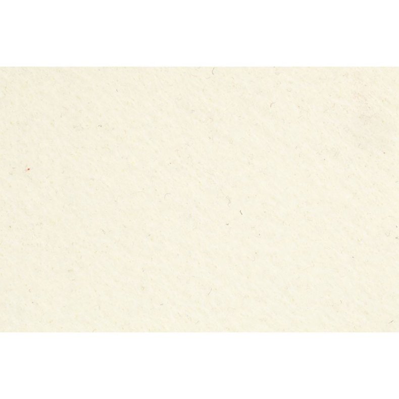 Hobbyfilt, ark 42x60 cm, tykkelse 3 mm, r&aring;hvid, 1 ark