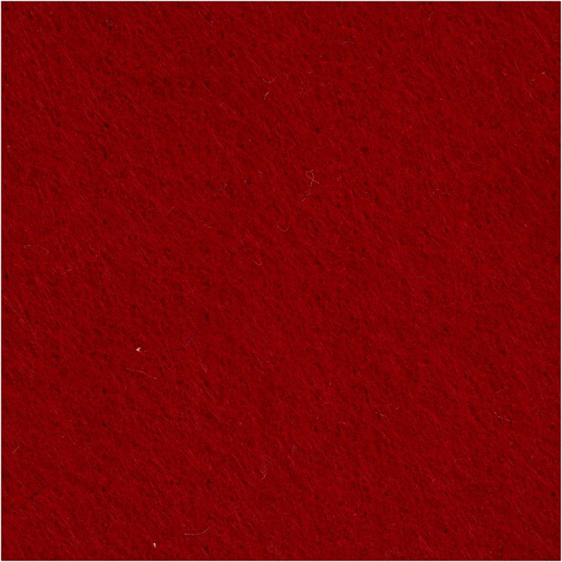 Hobbyfilt, ark 42x60 cm, tykkelse 3 mm, gl. r&oslash;d, 1 ark