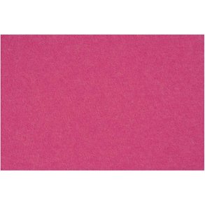 Hobbyfilt, ark 42x60 cm, tykkelse 3 mm, pink, 1 ark