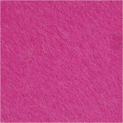 Hobbyfilt, ark 42x60 cm, tykkelse 3 mm, pink, 1 ark