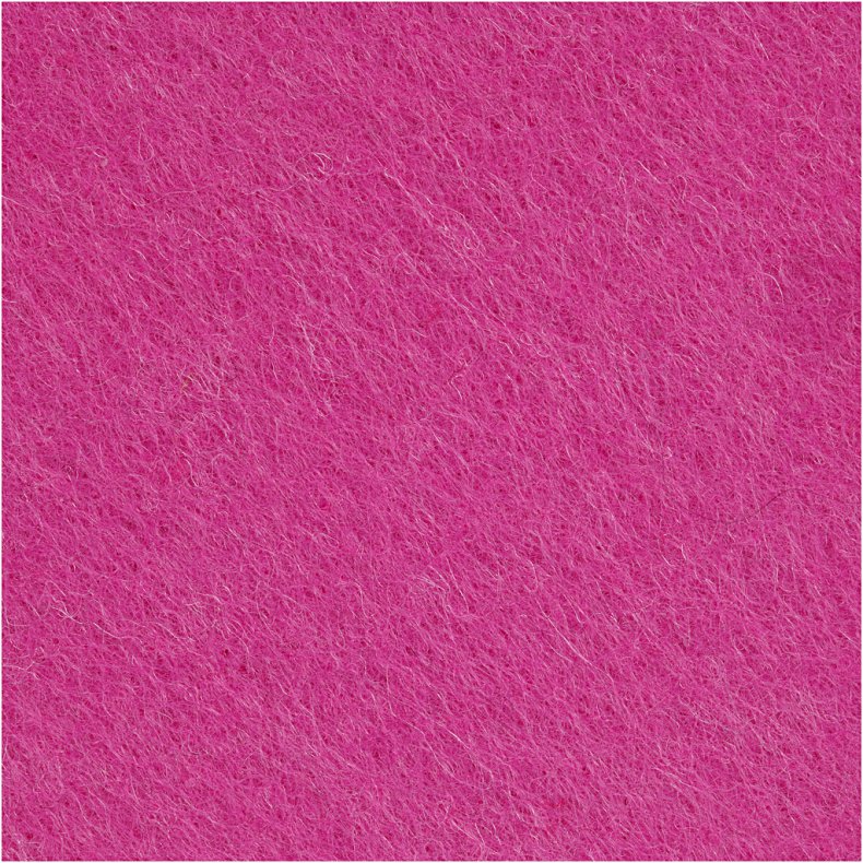 Hobbyfilt, ark 42x60 cm, tykkelse 3 mm, pink, 1 ark
