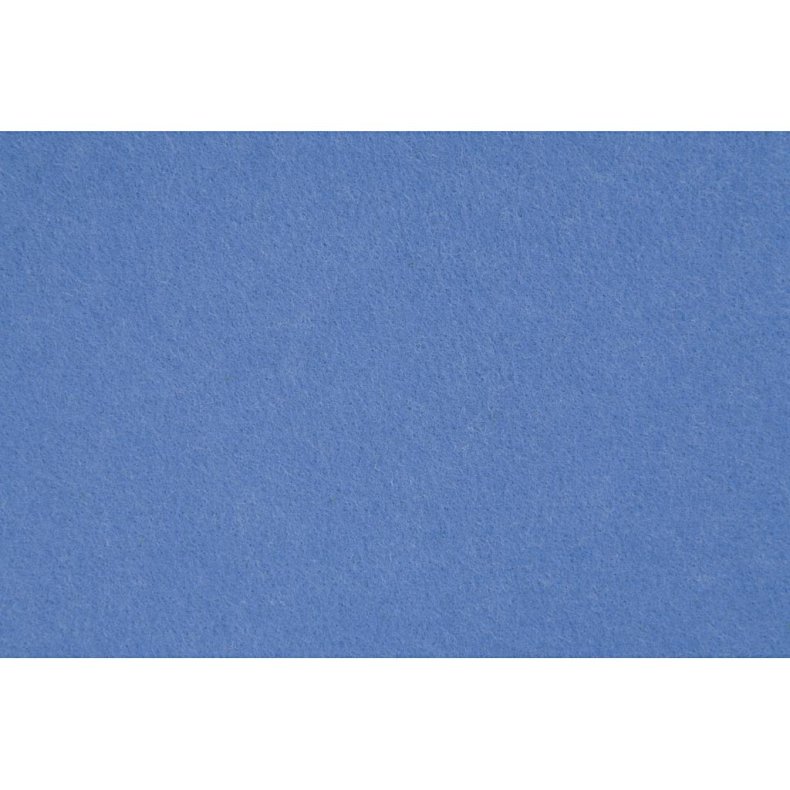 Hobbyfilt, ark 42x60 cm, tykkelse 3 mm, bl&aring;, 1 ark