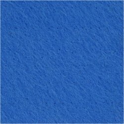 Hobbyfilt, ark 42x60 cm, tykkelse 3 mm, bl&aring;, 1 ark