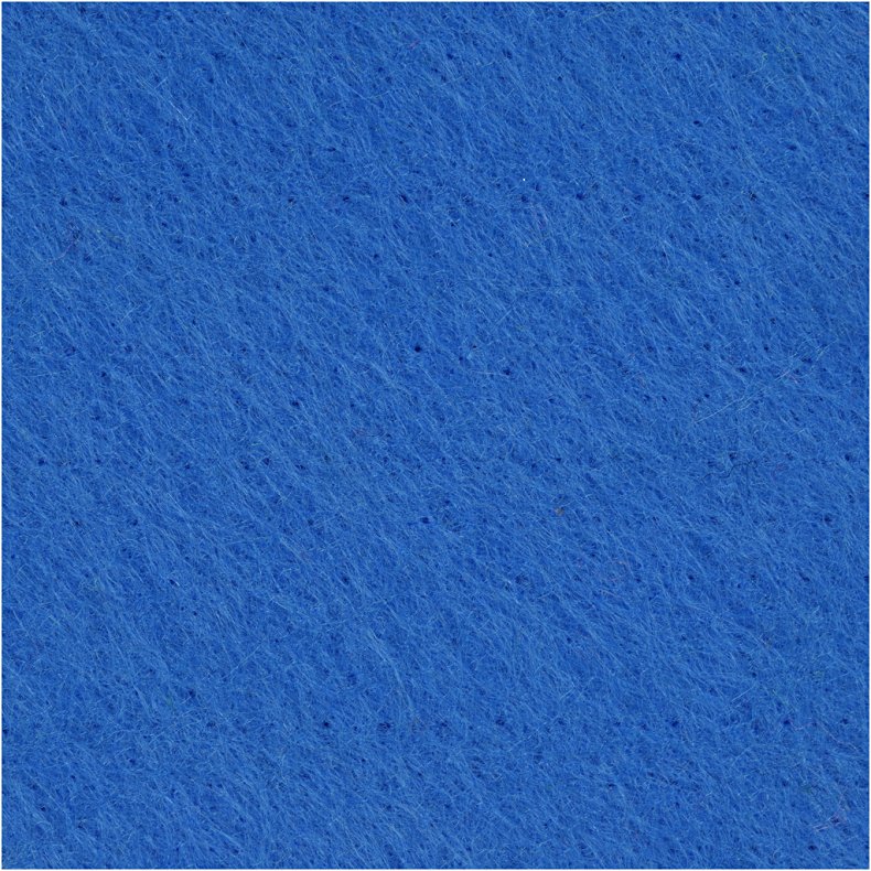 Hobbyfilt, ark 42x60 cm, tykkelse 3 mm, bl&aring;, 1 ark