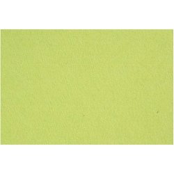 Hobbyfilt, ark 42x60 cm, tykkelse 3 mm, lys gr&oslash;n, 1 ark