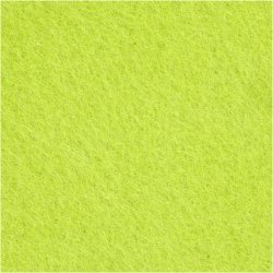 Hobbyfilt, ark 42x60 cm, tykkelse 3 mm, lys gr&oslash;n, 1 ark