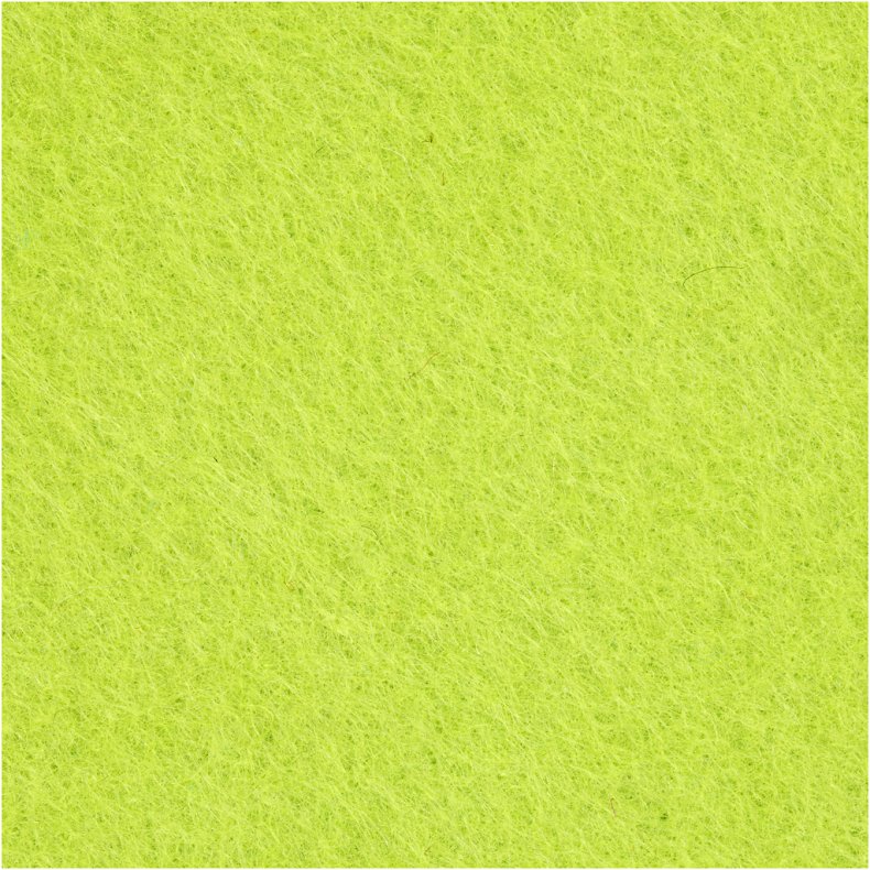 Hobbyfilt, ark 42x60 cm, tykkelse 3 mm, lys gr&oslash;n, 1 ark