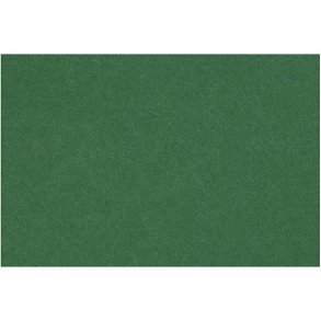Hobbyfilt, ark 42x60 cm, tykkelse 3 mm, mørk grøn, 1 ark