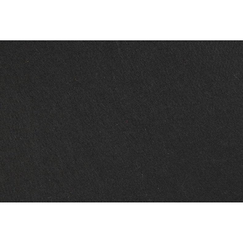 Hobbyfilt, ark 42x60 cm, tykkelse 3 mm, sort, 1 ark