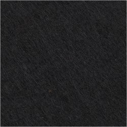 Hobbyfilt, ark 42x60 cm, tykkelse 3 mm, sort, 1 ark