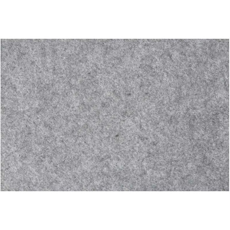 Hobbyfilt, 42x60 cm, tykkelse 3 mm, gr&aring;, 1 ark