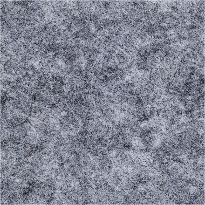 Hobbyfilt, ark 42x60 cm, tykkelse 3 mm, gr&aring;, 1 ark