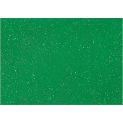 Hobbyfilt, A4, ark 210x297 mm, tykkelse 1,5-2 mm, gr&oslash;n, 10 ark/ 1 pk.