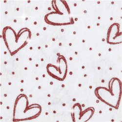 Hobbyfilt, A4, ark 210x297 mm, tykkelse 1,5-2 mm, hvid, 10 ark/ 1 pk.