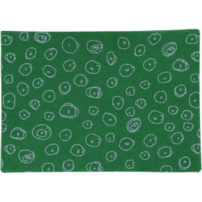 Hobbyfilt, A4, ark 210x297 mm, tykkelse 1,5-2 mm, grøn, 10 ark/ 1 pk.