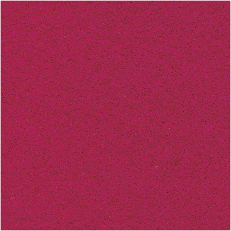 Hobbyfilt, A4, ark 210x297 mm, tykkelse 1,5-2 mm, cerise, 10 ark/ 1 pk.