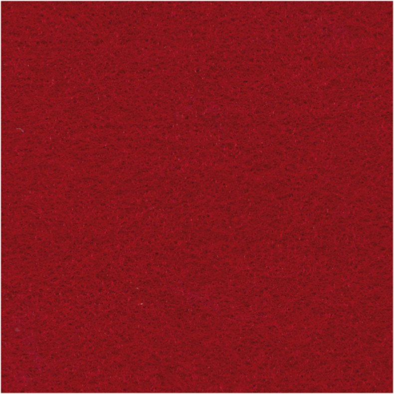 Hobbyfilt, A4, ark 210x297 mm, tykkelse 1,5-2 mm, gl. r&oslash;d, 10 ark/ 1 pk.