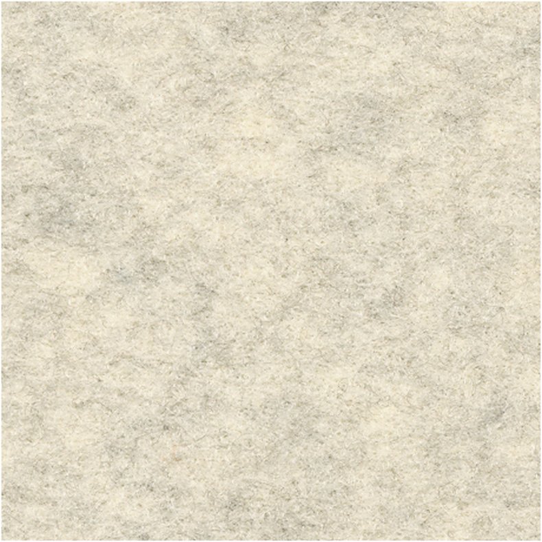 Hobbyfilt, A4, ark 210x297 mm, tykkelse 1,5-2 mm, meleret, r&aring;hvid, 10 ark/ 1 pk.