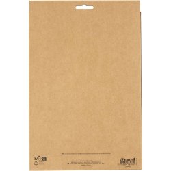 Hobbyfilt, A4, ark 210x297 mm, tykkelse 2 mm, lilla/pink harmoni, 10 stk./ 1 pk.