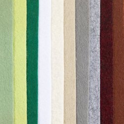 Hobbyfilt, A4, ark 210x297 mm, tykkelse 2 mm, natur, 10 stk./ 1 pk.