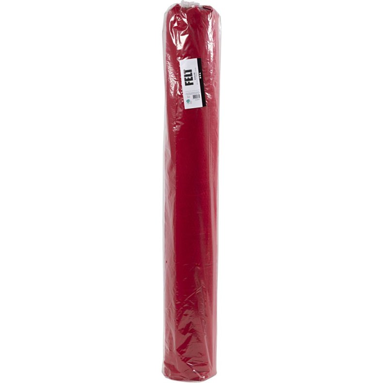 Hobbyfilt, B: 90 cm, tykkelse 1,5-2 mm, r&oslash;d, 5 m/ 1 rl.